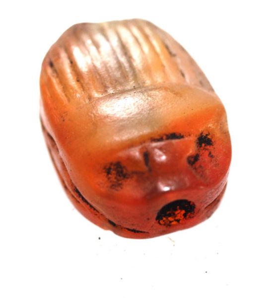 Picture of ANCIENT EGYPT -  BEAUTIFUL CARNELIAN STONE SCARAB. NEW KINGDOM .1400 B.C. 