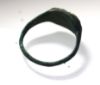 Picture of ANCIENT ROMAN BRONZE RING WITH GLASS INTAGLIO. 100 - 200 A.D