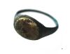 Picture of ANCIENT ROMAN BRONZE RING WITH GLASS INTAGLIO. 100 - 200 A.D