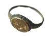 Picture of ANCIENT ROMAN BRONZE RING WITH GLASS INTAGLIO. 100 - 200 A.D