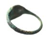 Picture of ANCIENT ROMAN BRONZE RING WITH GLASS INTAGLIO. 100 - 200 A.D