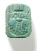 Picture of ANCIENT EGYPT. FAIENCE BEAD WITH BES . 600 - 300 B.C