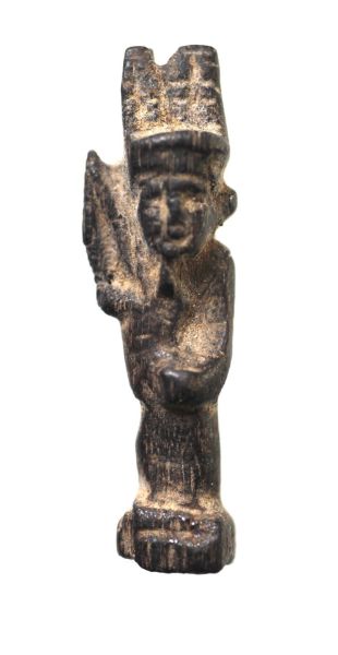 Picture of ANCIENT EGYPT. WOOD AMULET OF MEN . 600 - 300 B.C