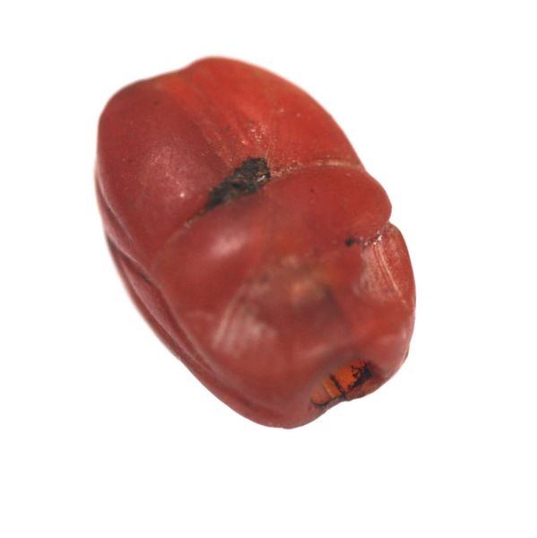 Picture of ANCIENT EGYPT. NEW KINGDOM. CARNELIAN STONE SCARAB. 1300 B.C