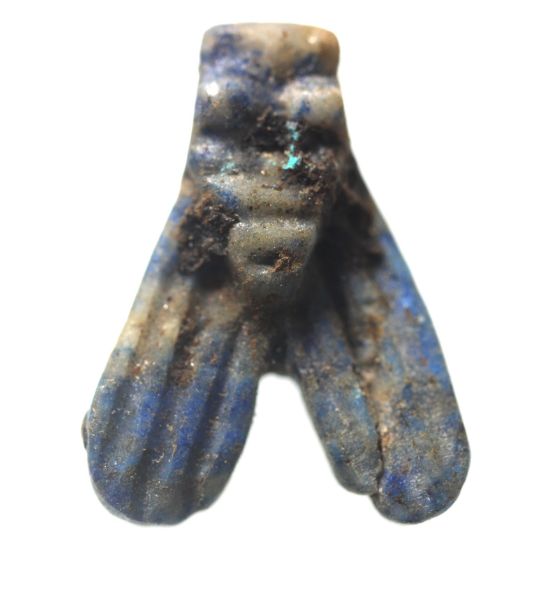 Picture of ANCIENT EGYPT. NEW KINGDOM. LAPIS LAZULI FLY AMULET. 1300 B.C