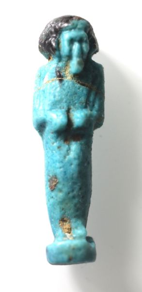 Picture of ANCIENT EGYPT. 26TH DYNASTY. FAIENCE USHABTI. 600 - 300 B.C