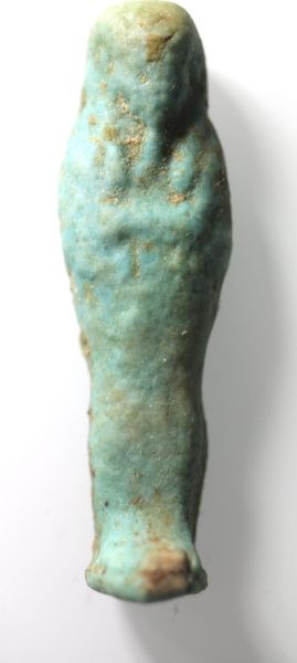 Picture of ANCIENT EGYPT. 26TH DYNASTY. FAIENCE USHABTI. 600 - 300 B.C