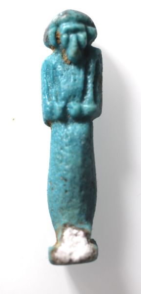 Picture of ANCIENT EGYPT. 26TH DYNASTY. FAIENCE USHABTI. 600 - 300 B.C