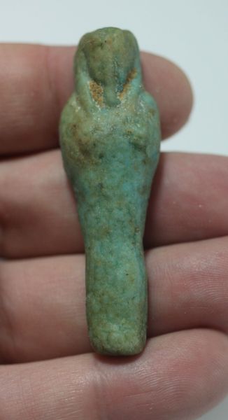 Picture of ANCIENT EGYPT. 26TH DYNASTY. FAIENCE USHABTI. 600 - 300 B.C