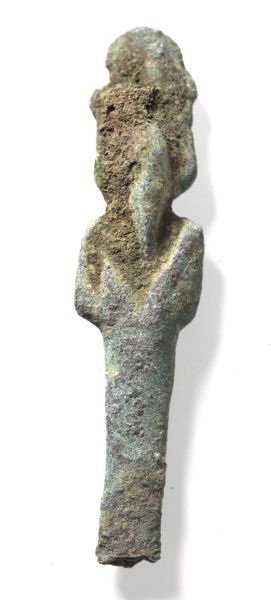 Picture of ANCIENT EGYPT , BRONZE OSIRIS PENDANT. 1075 - 600 B.C!