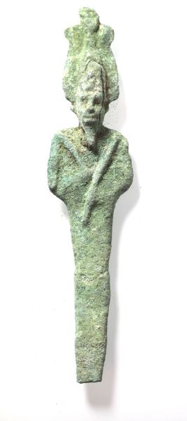 Picture of ANCIENT EGYPT , BRONZE OSIRIS PENDANT. 1075 - 600 B.C!