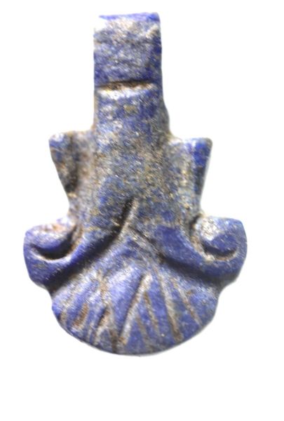 Picture of  ANCIENT EGYPT. NEW KINGDOM LAPIS LAZULI LOTUS FLOWER. 1250 B.C