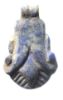 Picture of ANCIENT EGYPT. NEW KINGDOM LAPIS LAZULI LOTUS FLOWER. 1250 B.C