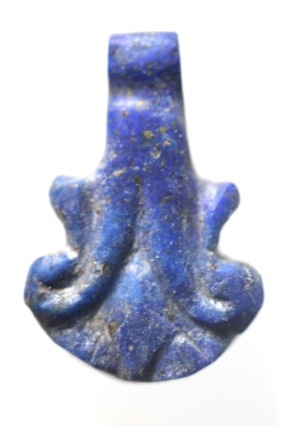 Picture of  ANCIENT EGYPT. NEW KINGDOM LAPIS LAZULI LOTUS FLOWER. 1250 B.C