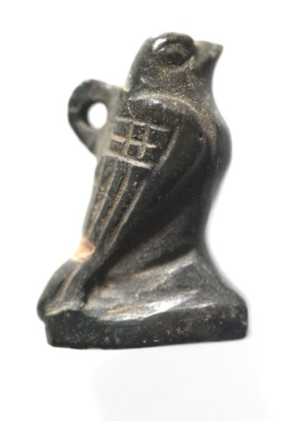 Picture of ANCIENT EGYPT.  STONE  HORUS AMULET. NEW KINGDOM   1250 B.C!