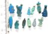 Picture of ANCIENT EGYPT. AMARNA FAIENCE AMULETS. TIME OF KING TUTANKHAMUN. 13TH CENTURY B.C