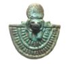 Picture of ANCIENT EGYPT. AEGIS FAIENCE AMULET. BEAUTIFUL . 600 - 300 B.C