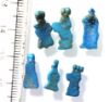 Picture of ANCIENT EGYPT. AMARNA FAIENCE AMULETS. TIME OF KING TUTANKHAMUN. 13TH CENTURY B.C