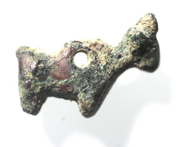 Picture of ANCIENT HOLY LAND, PERSIAN OCCUPATION BRONZE BULL AMULET. 600 B.C