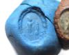 Picture of ANCIENT EGYPT. ROMAN IRON RING. GLASS INTAGLIO. . 200 A.D