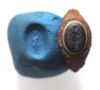 Picture of ANCIENT EGYPT. ROMAN IRON RING WITH STONE INTAGLIO