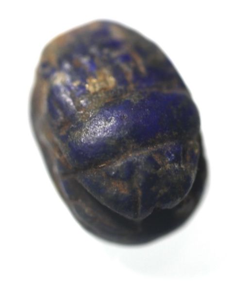 Picture of ANCIENT EGYPT. NEW KINGDOM. LAPIS LAZULI SCARAB. 1300 B.C