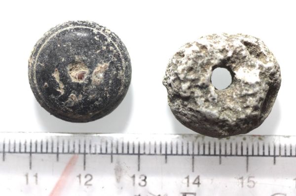 Picture of ANCIENT ROMAN  STONE BUTTONS. 1700 + YEARS OLD