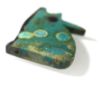 Picture of ANCIENT EGYPT. FAIENCE EYE OF HORUS AMULET. 600 - 300 B.C