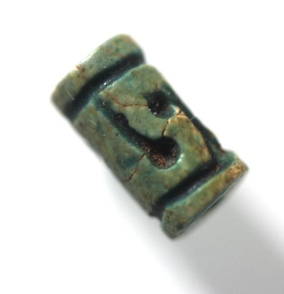 Picture of ANCIENT EGYPT. STONE CYLINDER SHAPED BEAD. 1300 B.C