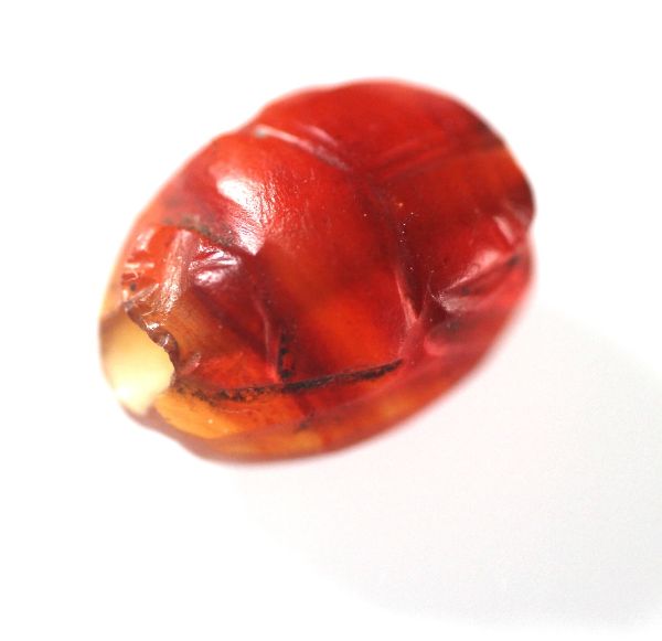 Picture of ANCIENT EGYPT. CARNELIAN SCARAB. SMALL CUTE PIECE. 1300 B.C