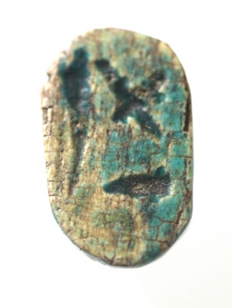 Picture of ANCIENT EGYPT. GLAZED STONE SCARAB.  1300 B.C