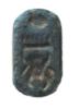 Picture of ANCIENT EGYPT. FAIENCE SCARABOID. WITH THE NAME OF THUTMOSES III . 1400 B.C