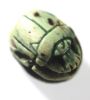 Picture of ANCIENT EGYPT. GLAZED STONE SCARAB.  1300 B.C