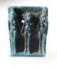 Picture of ANCIENT EGYPT. FAIENCE OSIRIAN TRIAD AMULET. 600 - 300 B.C