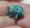 Picture of ANCIENT EGYPT. FAIENCE HIPPOPOTAMUS AMULET.  300 - 100 B.C