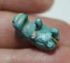 Picture of ANCIENT EGYPT. FAIENCE HIPPOPOTAMUS AMULET.  300 - 100 B.C