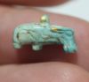 Picture of ANCIENT EGYPT. FAIENCE HIPPOPOTAMUS AMULET.  300 - 100 B.C