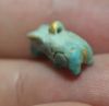 Picture of ANCIENT EGYPT. FAIENCE HIPPOPOTAMUS AMULET.  300 - 100 B.C