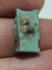 Picture of ANCIENT EGYPT. FAIENCE OSIRIAN TRIAD AMULET. 600 - 300 B.C