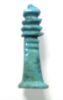 Picture of ANCIENT EGYPT.  FAIENCE DJED PILLAR AMULET. 600 - 300 B.C