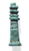 Picture of ANCIENT EGYPT.  FAIENCE DJED PILLAR AMULET. 600 - 300 B.C