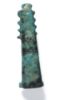 Picture of ANCIENT EGYPT.  FAIENCE DJED PILLAR AMULET. 600 - 300 B.C