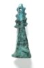 Picture of ANCIENT EGYPT.  FAIENCE DJED PILLAR AMULET. 600 - 300 B.C