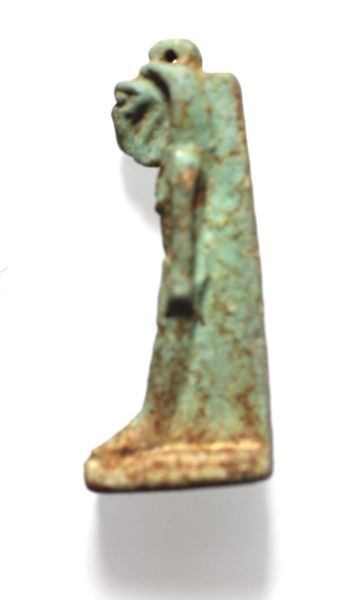 Picture of ANCIENT EGYPT.  FAIENCE THOTH AMULET. 600 - 300 B.C