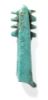 Picture of ANCIENT EGYPT.  FAIENCE DJED PILLAR AMULET. 600 - 300 B.C. 