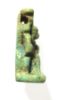 Picture of ANCIENT EGYPT.  FAIENCE ISIS NURSING HORUS AMULET. 600 - 300 B.C.