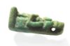 Picture of ANCIENT EGYPT.  FAIENCE ISIS NURSING HORUS AMULET. 600 - 300 B.C.