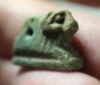 Picture of ANCIENT EGYPT. FAIENCE KHNUM AMULET. 600 - 300 B.C