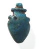 Picture of ANCIENT EGYPT. FAIENCE HEART AMULET. 600 - 300 B.C