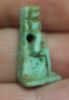 Picture of ANCIENT EGYPT. FAIENCE ISIS NURSING HORUS AMULET. 600 - 300 B.C